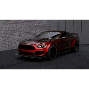 2016 Mustang GT350 RTR Wide Body 3D model