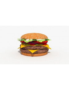 3D Burger Beef Hamburger 3D model