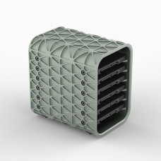 AERO SPACE HARD DRIVE ENCLOSURE - SSD - 6 DRIVE 3D print model